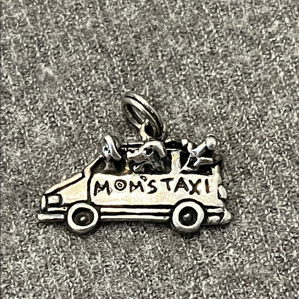 Sterling Mom’s Taxi Charm